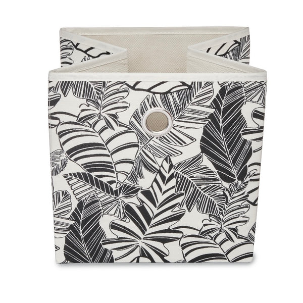 Black Tropical Storage Bin