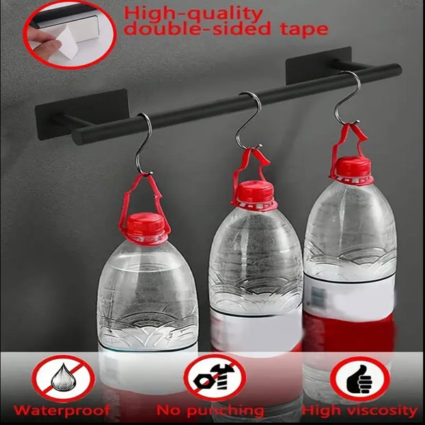 6 pc Bathroom Hook Set