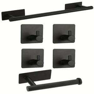 6 pc Bathroom Hook Set