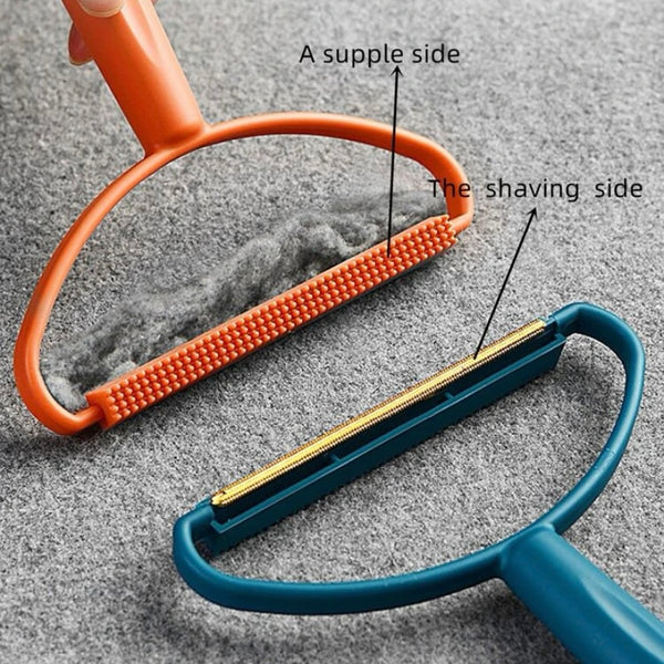 Pet hair scraper