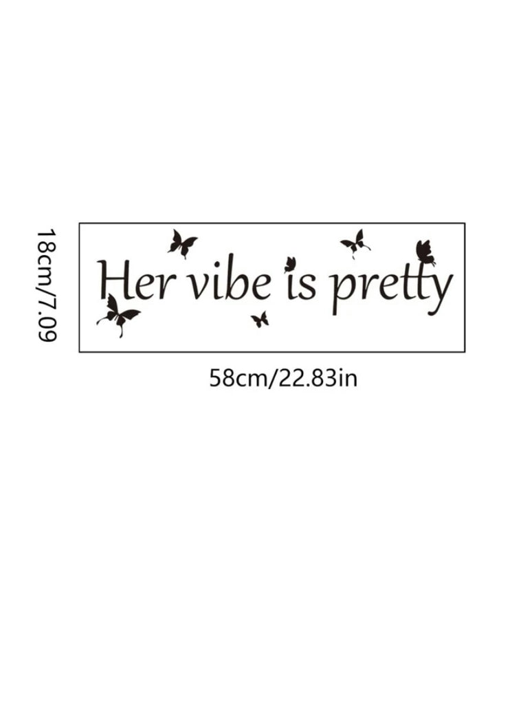 Her vibe is pretty quote | Poster