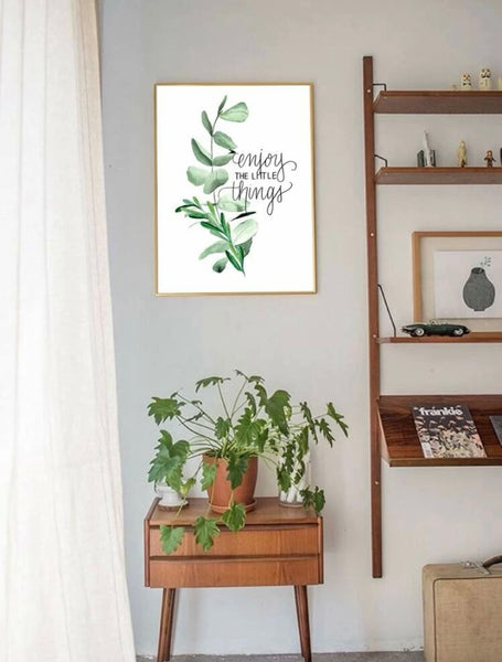 Leaf Print Wall Poster