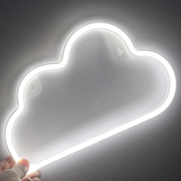 White Neon Cloud